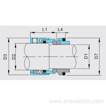 Multiple Spring Mechanical Seals H75 for Chemical Pumps